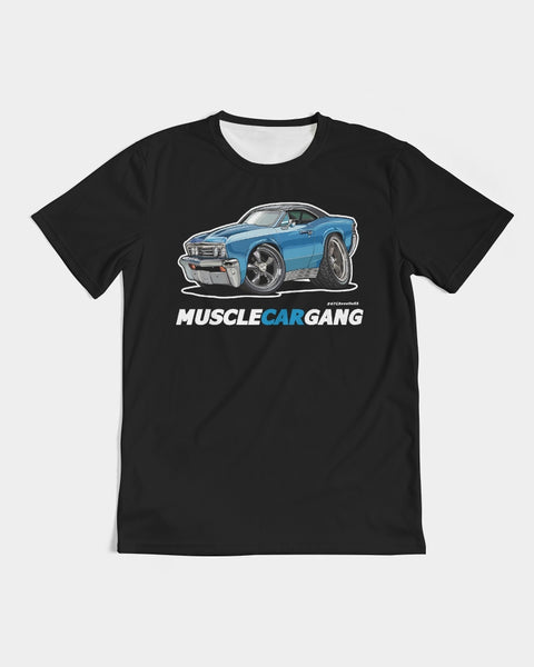 HD - 1967 Chevelle SS Marina Blue (Black) Men's Tee